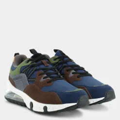 CAM- SNEAKERS VERDE/MARRONE/BLU HZ-I23U-05