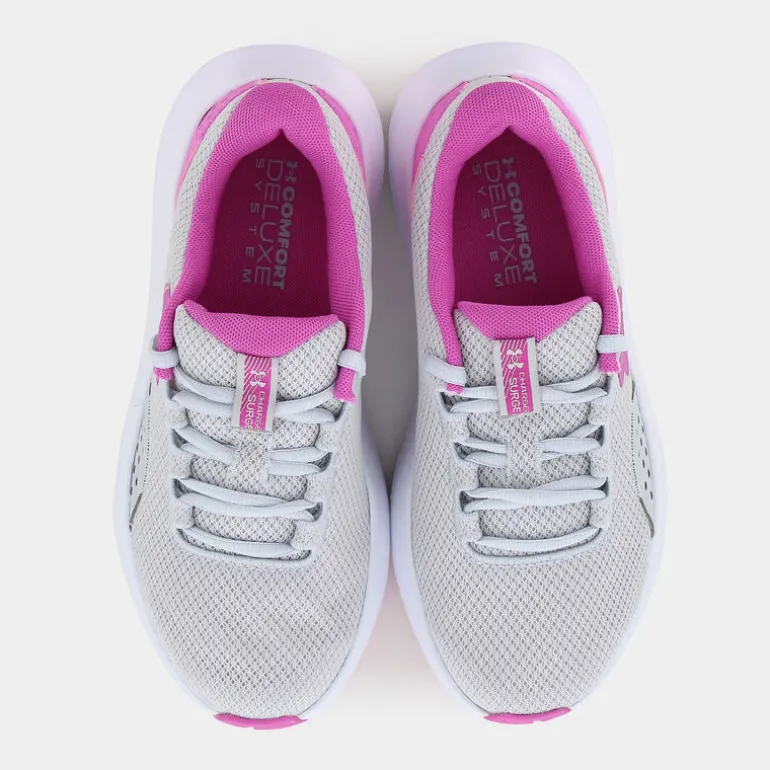 CHARGED SURGE 4- SPORTIVE HALO GRAY/VIVID MAGENTA/VIVID MAGENTA 3027007