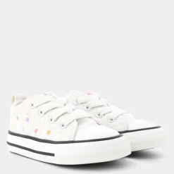 CHUCK TAYLOR- PRIMI PASSI VINTAGE WHITE/VINTAGE WHITE A12621C