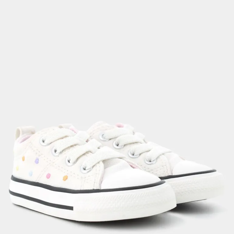 CHUCK TAYLOR- PRIMI PASSI VINTAGE WHITE/VINTAGE WHITE A12621C