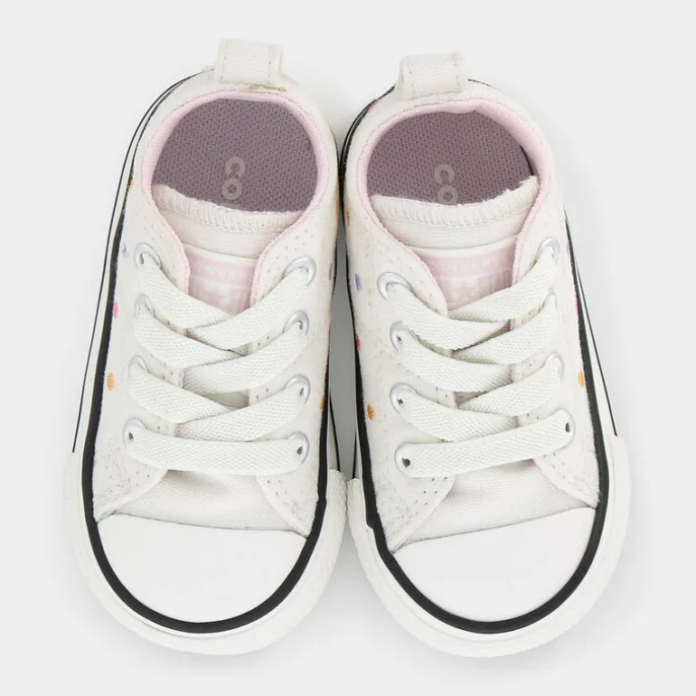 CHUCK TAYLOR- PRIMI PASSI VINTAGE WHITE/VINTAGE WHITE A12621C