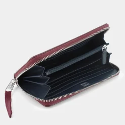 CITY BOLD LARGE ZA- PICCOLA PELLETTERIA DEEP ROUGE 16485-VLP