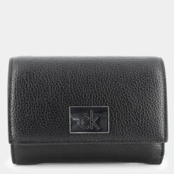 CK PLAQUE- PICCOLA PELLETTERIA BLACK 12834-BEH