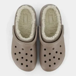 Classic Lined Clog- CIABATTE Mushroom/Bone CR.203591