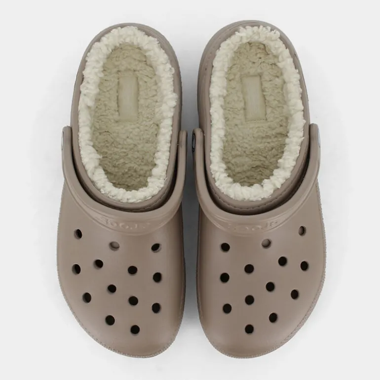 Classic Lined Clog- CIABATTE Mushroom/Bone CR.203591