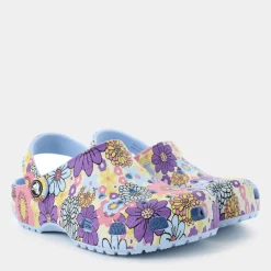 Classic Retro Floral Clog K- CIABATTE Blue Calcite/Multi CR.209059