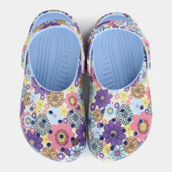Classic Retro Floral Clog K- CIABATTE Blue Calcite/Multi CR.209059
