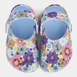 Classic Retro Floral Clog T- CIABATTE Blue Calcite/Multi CR.209069
