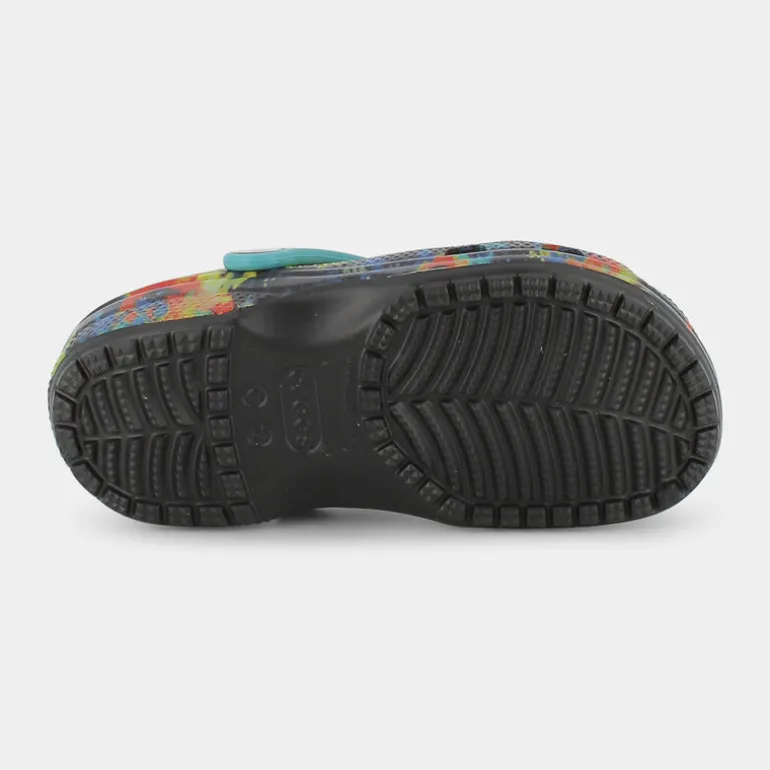 Classic TieDye Graphic Clog- CIABATTE Turq Tonic/Mullti CR.206995