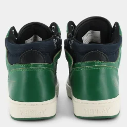 COBRA 6 BOY- SNEAKERS NAVY GREEN OFF WHITE JZ190042S