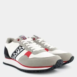 COSMOS- SNEAKERS WHITE/NAVY/RED NP0A4HL5CO