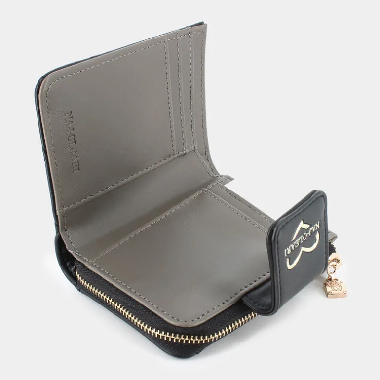 CUORE9- PICCOLA PELLETTERIA NERO 2497