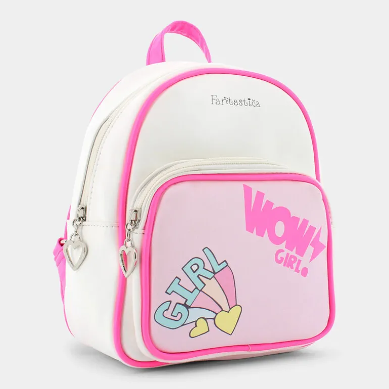 DAKOTA- ZAINI E ACCESSORI BIANCO/ROSA EN-I23-207