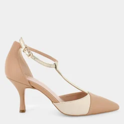 DECOLLET&Egrave; BEIGE NO-E24D-01