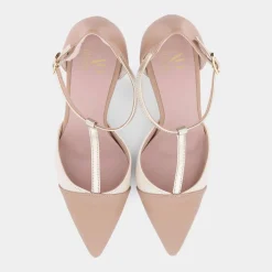 DECOLLET&Egrave; BEIGE NO-E24D-01