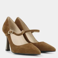 DECOLLET&Egrave; MARRONE I308632DE