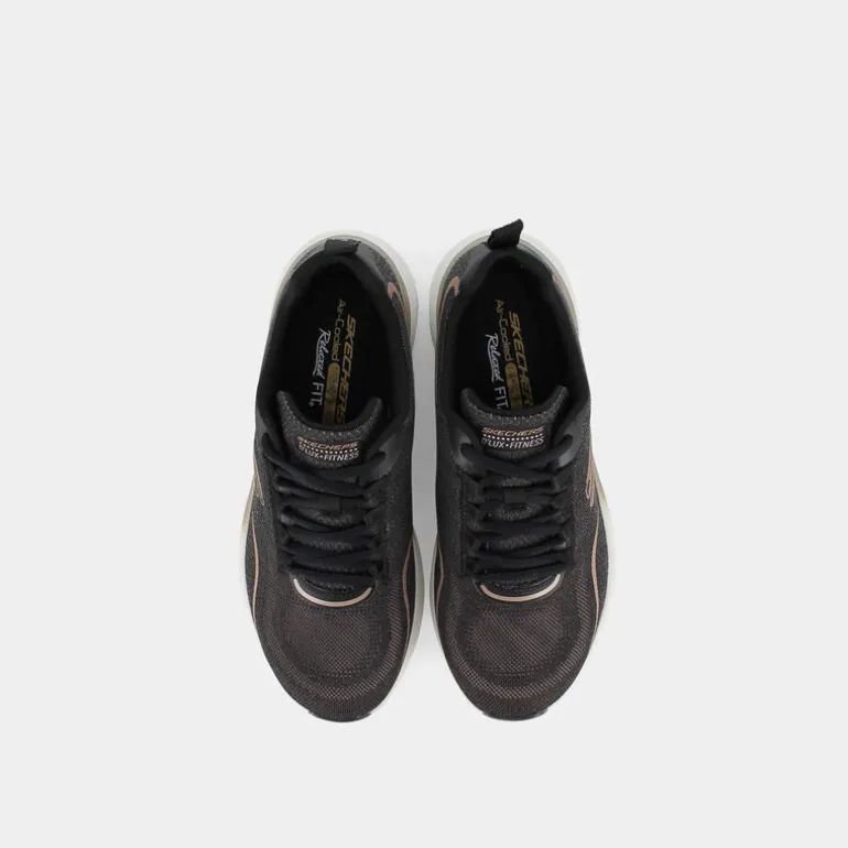 D'LUX FITNESS- SPORTIVE Black Mesh/Rose Gold 149837