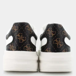 ELBINA- SNEAKERS WHITE BROWN FLJELB