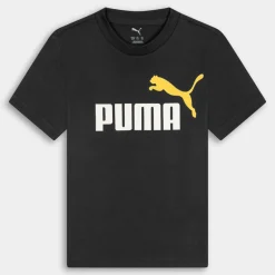 ESS 2 COLOR No.1 Logo Tee B- T-SHIRT PUMA Black-Sunny Yellow 685778