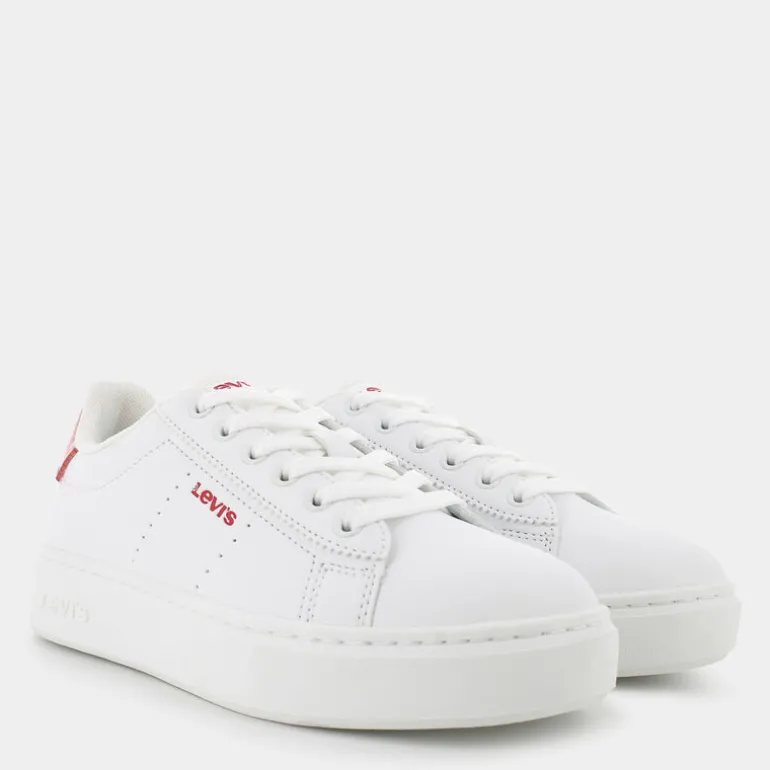 EVELYN- SNEAKERS WHITE RED BANDANA VEVE0002S