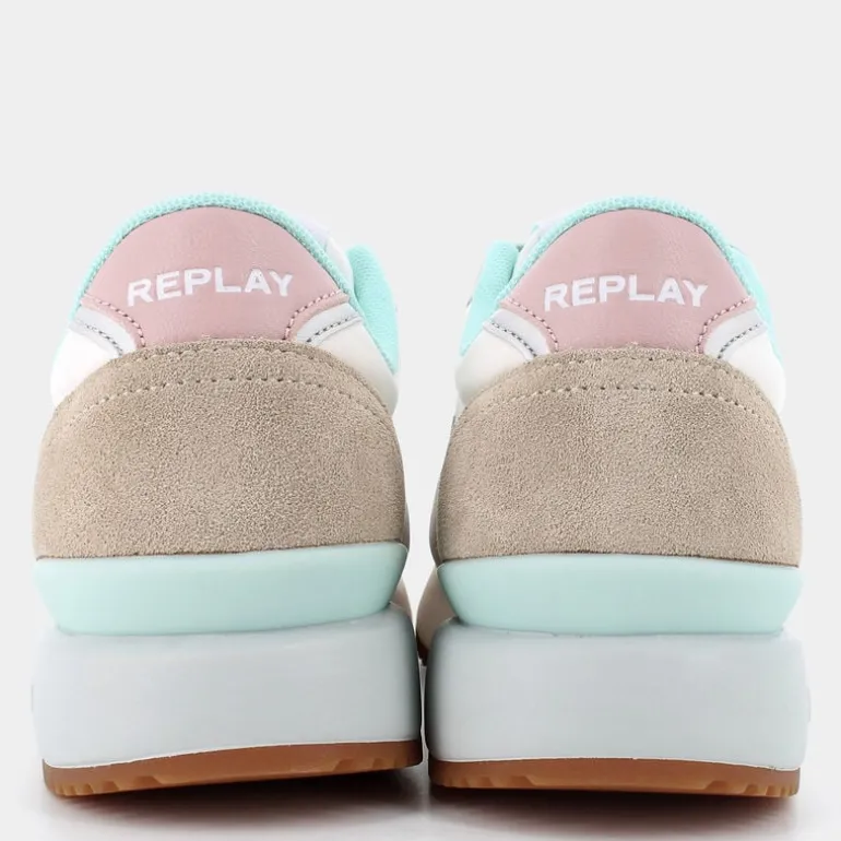 FIBER W- SNEAKERS LT GREY WHT PINK RS9O0006T