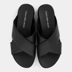 FLATFORM CROSS MG UC- SANDALI Triple Black YW0YW013490GT