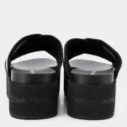 FLATFORM CROSS MG UC- SANDALI Triple Black YW0YW013490GT