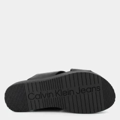 FLATFORM CROSS MG UC- SANDALI Triple Black YW0YW013490GT
