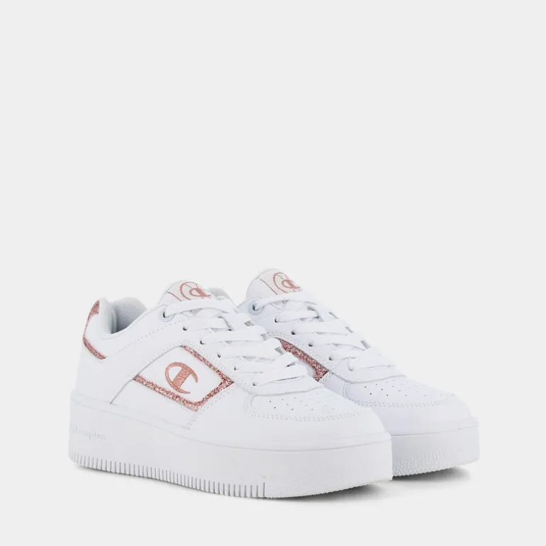 FOUL PLAY PLATFORM- SPORTIVE WHT/PNK S11576