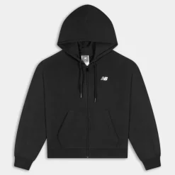 FRENCH TERRY FULL ZIP HOODIE- MAGLIE E FELPE BLACK WJ41501