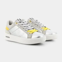 GIOIA- SNEAKERS SILVER YELLOW CF11W80754