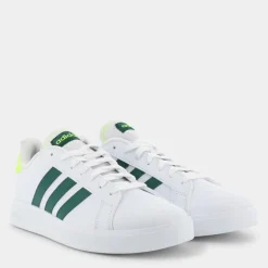 GRAND COURT BASE 2.0- SPORTIVE white/collegiate green/lucid lemon ID4450