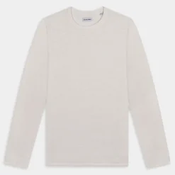 JJELINEN KNIT CREW NECK SN- MAGLIE E FELPE CLOUD DANCER 12248788