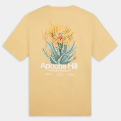 JORCASABLANCA BACK TEE SS CREW NECK- T-SHIRT ITALIAN STRAW 12252956