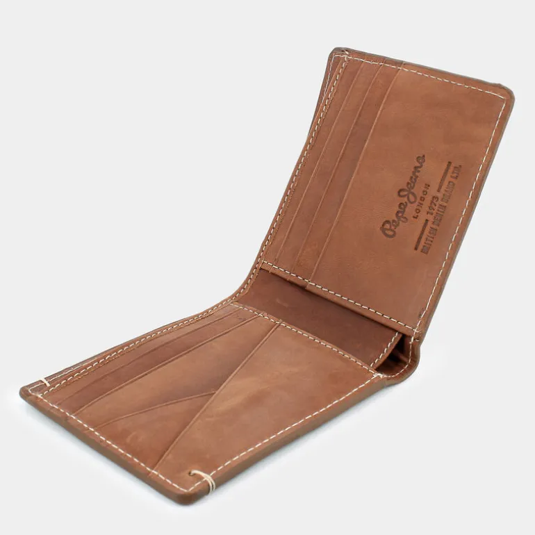 KEANU WALLET- PICCOLA PELLETTERIA TOBACCO BROWN PM070383