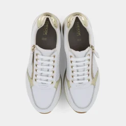 KENCY- SNEAKERS BIANCO/PLATINO D35QHE085KYC1327