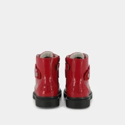 KENTON STELLA- SCARPONCINI E STIVALETTI ROSSO VERNICE LKHG2330