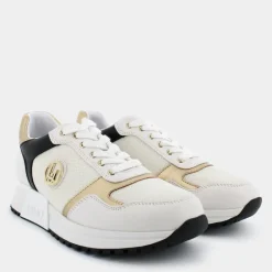 KISS 719- SNEAKERS WHITE-GOLD-BLACK 4A4713EX251S3223