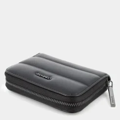 LINE QUILT- PICCOLA PELLETTERIA BLACK 12201-BEH