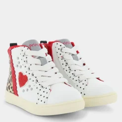 LUX- PRIMI PASSI BIANCO ROSSO LEOPARDATO 4950211