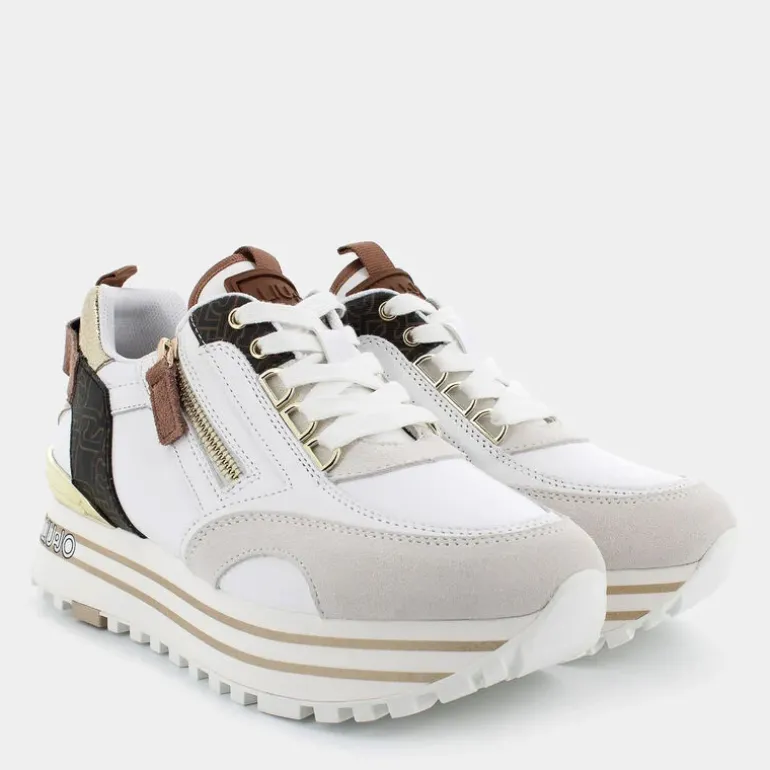 MAXI WONDER 72- SNEAKERS OFF WHITE-BROWN BA4057PX454S3179