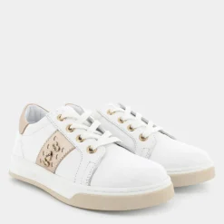 METALLIC- SNEAKERS BIANCO ORO CELIA 14