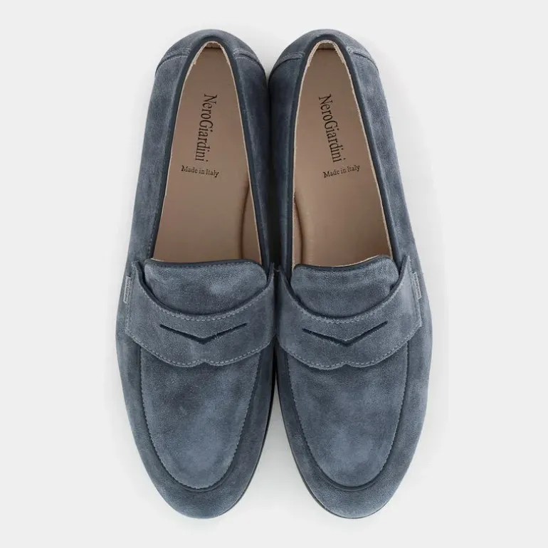 MOCASSINI BLU E500592U