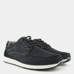 MOCASSINI BLU SCURO/BLU IM-E25U-02