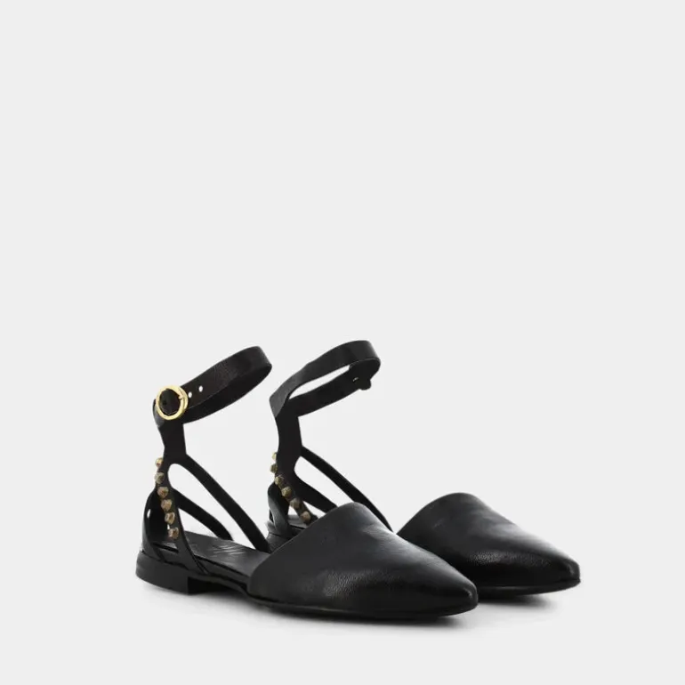 MOCASSINI NERO OL-E23D-04