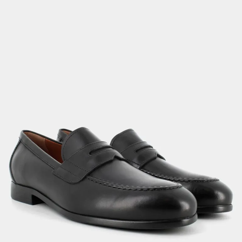 MOCASSINI NERO E400162U