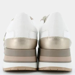 NEW KENCY A- SNEAKERS WHITE/LT TAUPE D55MZA08522C1ZH6