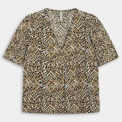 NILE- T-SHIRT GARDENIA AOP MULTI IKAT 15353499