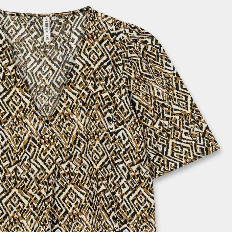 NILE- T-SHIRT GARDENIA AOP MULTI IKAT 15353499