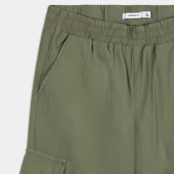 NKFBELLA ST TWI CARGO- PANTALONI DEEP LICHEN GREEN 13218228